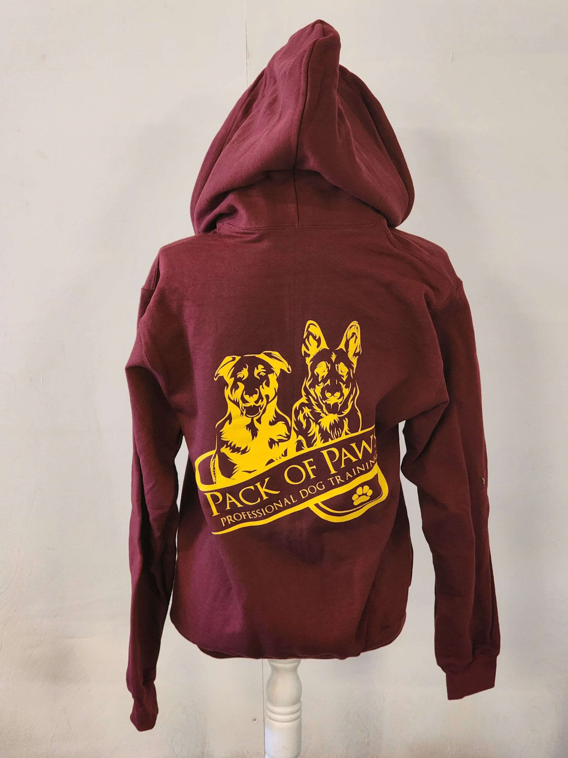 Full Zip Hoodie with Pack of Paws Logo - Image 2