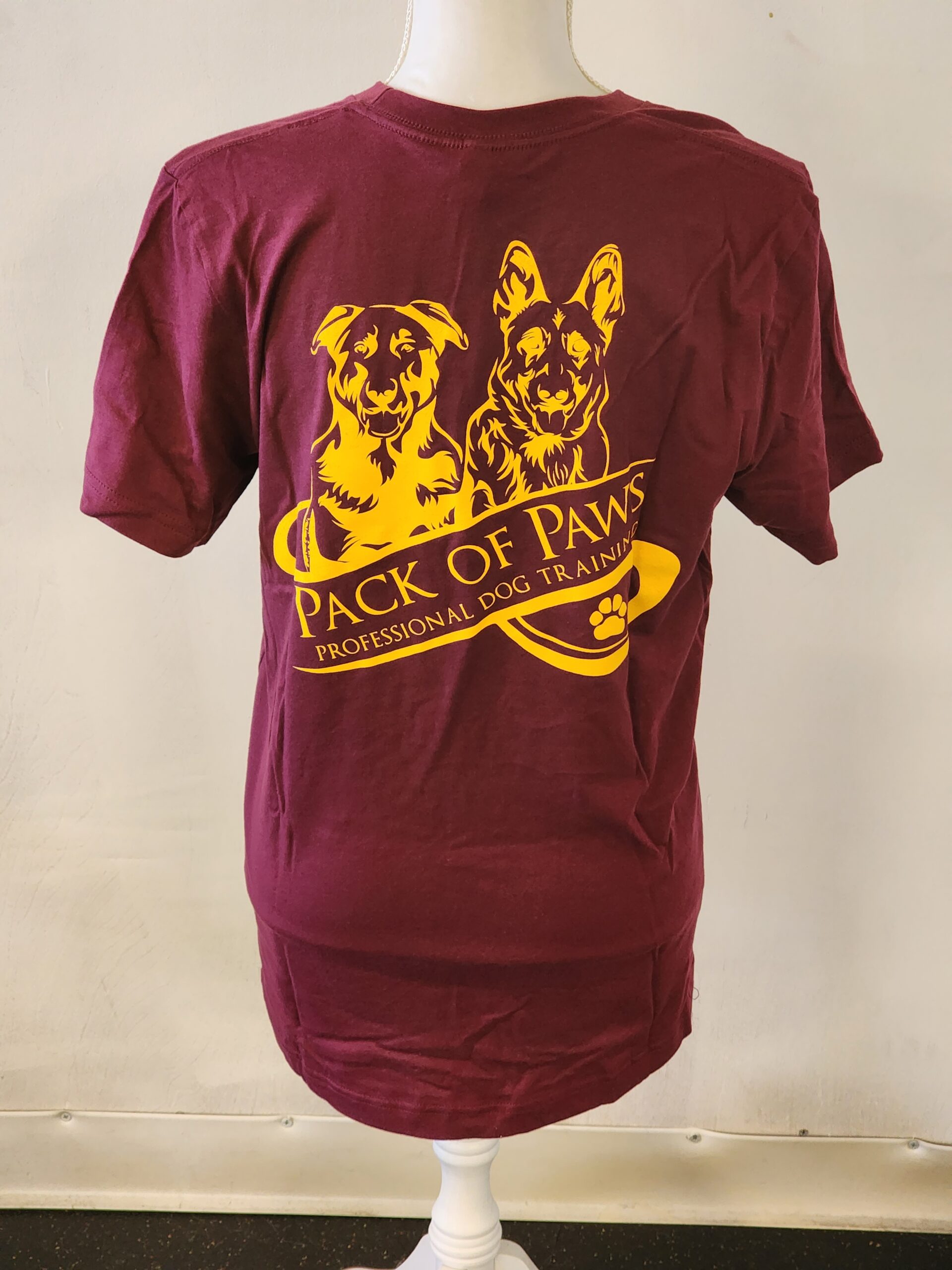 T-Shirt with Pack of Paws Logo - Image 2